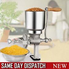 Home Metal Corn Mill Grinder Manual Hand Crank Grains Oats Coffee Nuts Kitchen