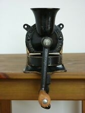 Vintage cast iron Spong No 1 moulin a caf wall/table mounted coffee grinder