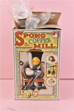 Spong & Co Ltd Cast Iron Coffee Mill Wall Mounted In Box Retro, Fully Working