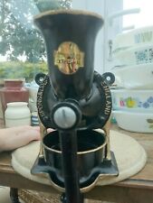 Vintage No.2 Spong Cast Iron Coffee Mill/Grinder Wall/Table Mount - Excellent