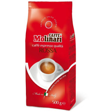 Molinari Rossa Coffee Beans 500g (1 Pack of 5