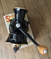 Vintage Spong Iron Coffee Mill / Grinder No1 ( new in box with instructions)