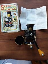 Vintage Spong No1 Cast Iron Coffee Mill/Grinder Made in England, unused
