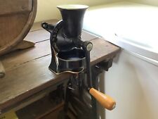 Spong &co vintage iron wall mounted coffee grinder +tray. Vgc