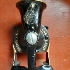 Antique Spong And Co Ltd Coffee Grinder No. 1 Made In England With Receptacle