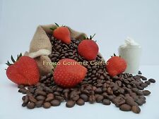Strawberries and Cream Flavour Coffee Beans 100% Arabica Bean or Ground Coffee