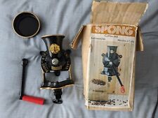 Spong No1 Vintage Coffee Grinder With Tray and Box