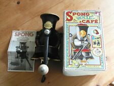Spong No.1 Cast Iron Coffee Grinder Original Tray Box & Leaflet MINT in box