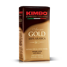 Kimbo Espresso Gold 100% Arabica Ground Coffee 250g