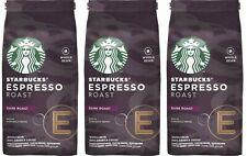 Starbucks DARK Roast Coffee Beans 3 x 200g - CHEAPEST ON EBAY-BBE 12MAY 2021