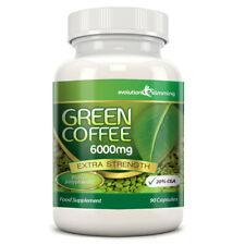 Green Coffee Bean Pure 6000mg 20% CGA 90 Diet Capsules Evolution Slimming