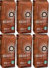 Starbucks (6-Pack) Breakfast Blend Whole Bean 1lb Medium Roast Coffee BBD 11/20