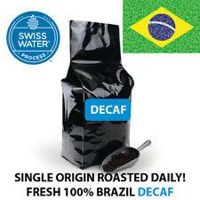 2 5 10 lb brazil decaf swiss water process roasted coffee whole bean, ground swp