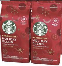 ?? 4x Starbucks Holiday Blend Whole Bean Coffee 190g Limited Edition 09/21 BBE