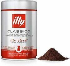 **FREE POST** illy Classico Classic Roast 100% Arabica Ground Filter Coffee 250g