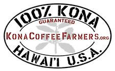 100% Hawaiian Kona Coffee Beans Medium Roasted Daily Whole Beans 10 / 1 Pounders