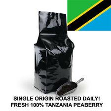 2 5 10 lb tanzania peaberry fresh roasted coffee whole bean, ground - arabica