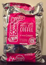 Dunkin Donuts Whole Bean Coffee (5 LBS Bag)