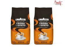 2 x 1kg Lavazza Coffee Crema E Gusto Whole Be